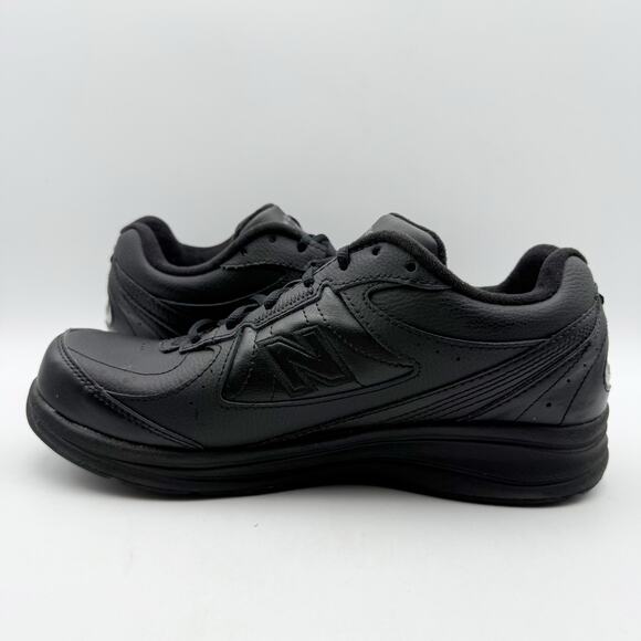 New Balance Womens 577 Walking Sneakers US 9 Wide Black Leather Athletic NIB - Picture 7 of 13